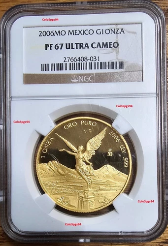 2006 Mexican Gold Libertad 1 oz — photo from the most recent tracked eBay sale
