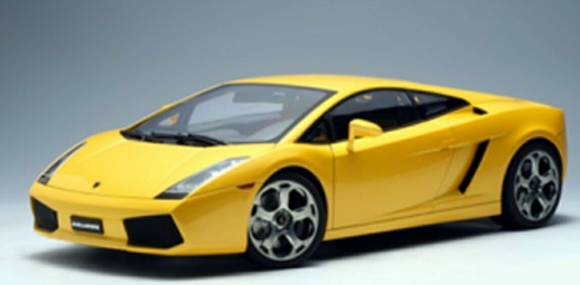 1/18 Autoart Lamborghini Gallardo YELLOW sold Out Rare!! | eBay
