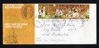 AUSTRALIA 1970 CAPTAIN COOK SE-TENANT STRIP OF 5 FDC - ACSC 526y