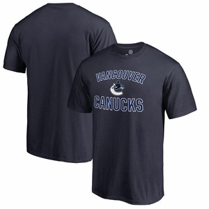 Vancouver-Canucks-Fanatics-Branded-Big-amp-Tall-Victory-Arch-T-Shirt-Navy