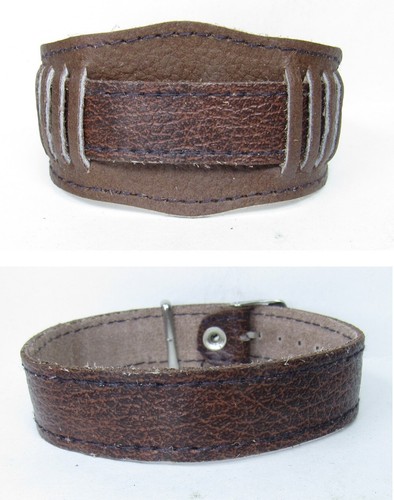 Bracelet pour montre cuir marron 18mm URSS 1980's #17524 - Bild 1 von 7