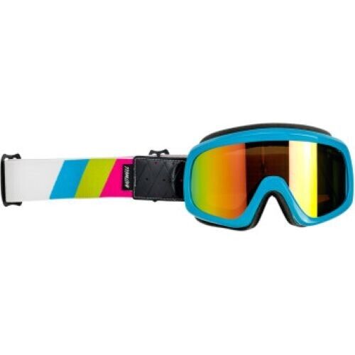 Biltwell Overland Goggle 2.0 Tri-Stripe w/Extra Lens and Carrrying Bag *New - Bild 1 von 8