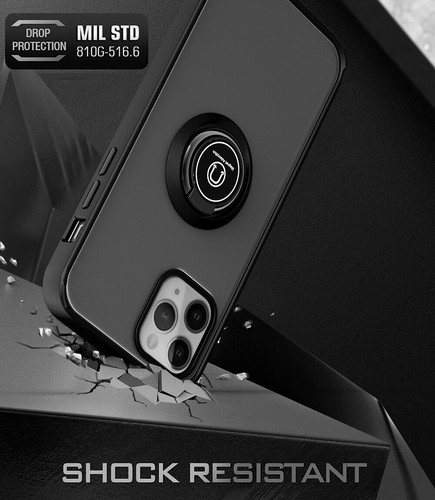 Für iPhone 13 Pro 6,1" Hülle Glatt Matt Magnet Ring Schutz Cover + Hebelwerkzeug - Bild 5 von 31