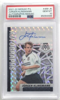 2021-22 Mosaic Premier League Jurgen Klinsmann Autograph #AM-JK