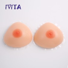 IVITA EE Cup Self-Adhesive Boobs Silicone Breast Forms Fake Boobs Enhancer
