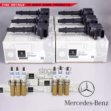 6 Set UF535 Ignition Coils & Spark Plugs for Mercedes C250 GL450 ML350 19005267