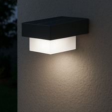 Applique Luce LED Solare da Parete IP54 Luce Bianca Fredda 6000K Esterno Moderna