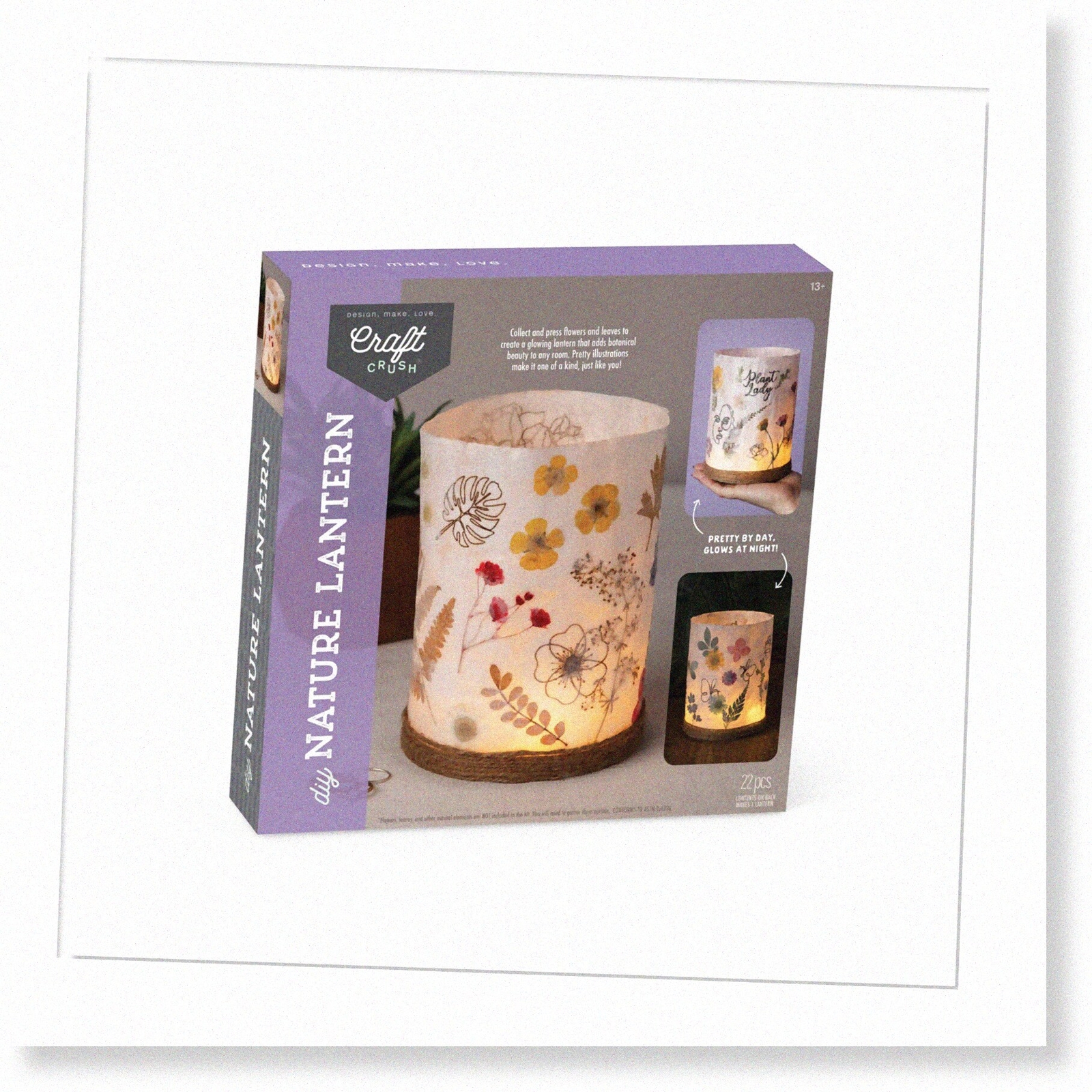 EcoGlow Nature Lantern Kit for Indoor Oasis Garden-Inspired Decor