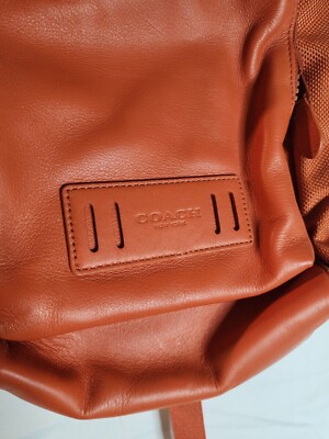 Coach Vintage Vibrant Orange Backpack Coach Men main image 3