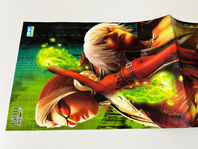 KOF Maximum Impact Regulation "A" Arcade Art Set & Flyer Japan (SNK Neo Geo)