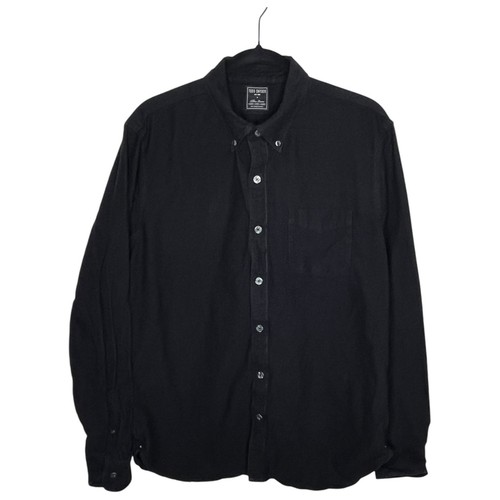 Todd Snyder Shirt Mens L Three Looms Button Oxford Japanese Fabrics Cotton Black