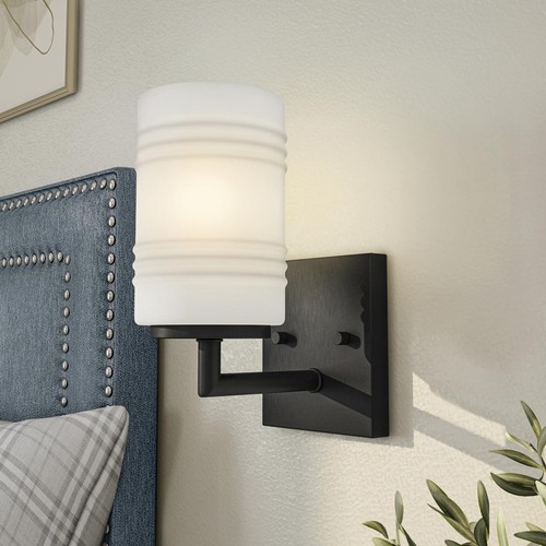 Designers Fountain D257M-WS-MB Leavenworth Wall Sconce Matte Black - Picture 5 of 5