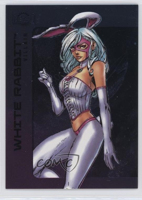 2025 Skybox Metal Universe Batman Harley Quinn FX 67/75 White Rabbit #177 0i47
