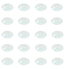 Lens, Double-Convex, Glass, 38 mm Diameter, 10 cm Focal Length, Pack of 20