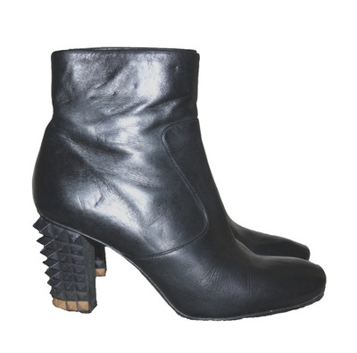 FENDI Damen Schuhe Stiefel, Stiefelette Leder Gr. 39.
