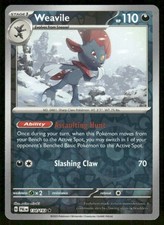Weavile 134/193 - Paldea Evolved - Reverse Holo Rare NM