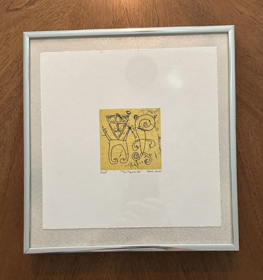 Two Figures III - Marvin Jones Print - Artist's Proof