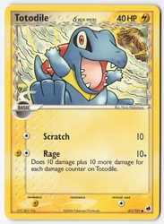 Totodile (Delta Species) 67/101 Dragon Frontiers
