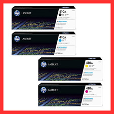 HP 410A Toner Cartridge Set Black, Cyan, Magenta, Yellow - Pack Of 4 - NEW  