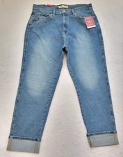 Signature By Levi Strauss NEW Women's size 12 Mid-Rise Stretch Boyfriend Jeans