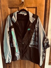 Nike Sportswear Windrunner Vintage 1990's Windbreaker Jacket Teal Purple XL EUC