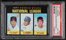 1971 Topps Rookie Stars Enzo Hernandez Marty Perez Bill Buckner #529 PSA 6 0y8e