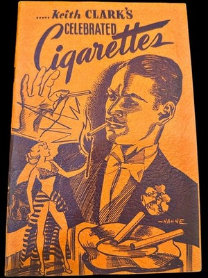 Keith Clark s Celebrated Cigarettes 1943 Vintage Magic Book Harold R. Rice
