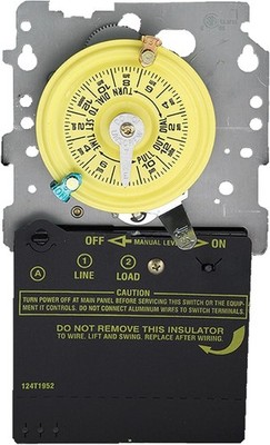 Intermatic T101M T100 Series 40 Amp SPST 120-V 24-Hour Mechanical Time Switch