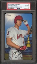 2019 Topps Heritage 1970 Topps Super Baseball Box Loader Shohei Ohtani #4 PSA 10