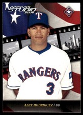 Alex Rodriguez 2002 Donruss Studio #167 Rangers MLB READ FREE SHIP AutographDen