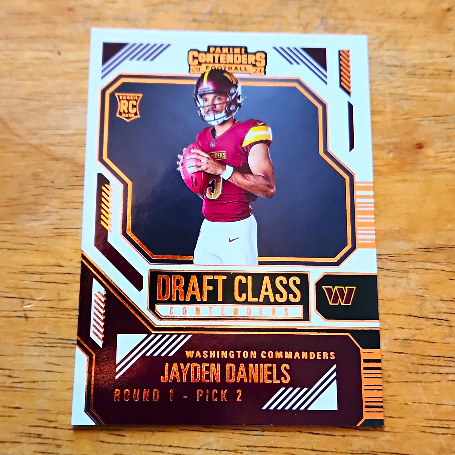 2024 Panini Contenders Jayden Daniels (RC) Draft Class Bronze #2