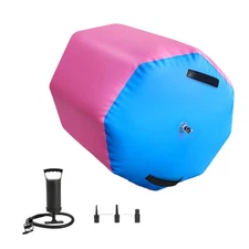 Gymnastics Air Barrel Roller Air Spot, Inflatable Tumbling Mat With Pump