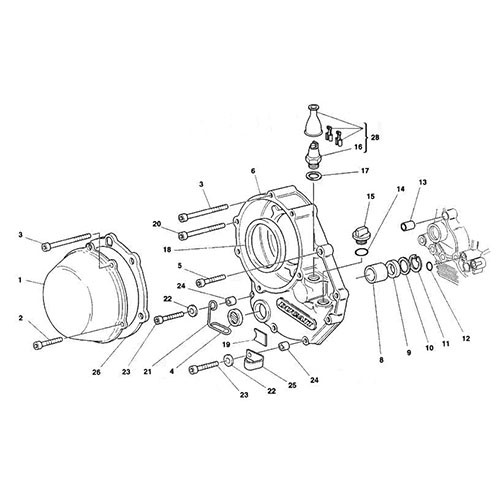 Kit visserie moteur inox premium Ducati 900 Monster 1995 BTR