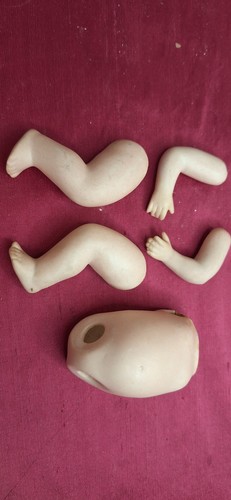 Antique Bye- Lo Grace Putnam All Bisque Baby Doll Original Parts Germany