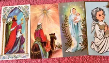Vintage Christmas Cards Unused Box Bethlehem Cards Religious Christmas 26 Cards