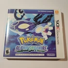 Pokemon Alpha Sapphire Version Nintendo 3DS Authentic Cartridge And Case