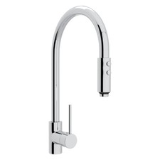 Rohl LS57L-APC-2 Pirellone Tall Pull-Down Kitchen Faucet Polished Chrome