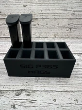 10 Mag Storage Rack For SIG P365 Pistol 9mm Magazines Holder Bedside Sig Sauer