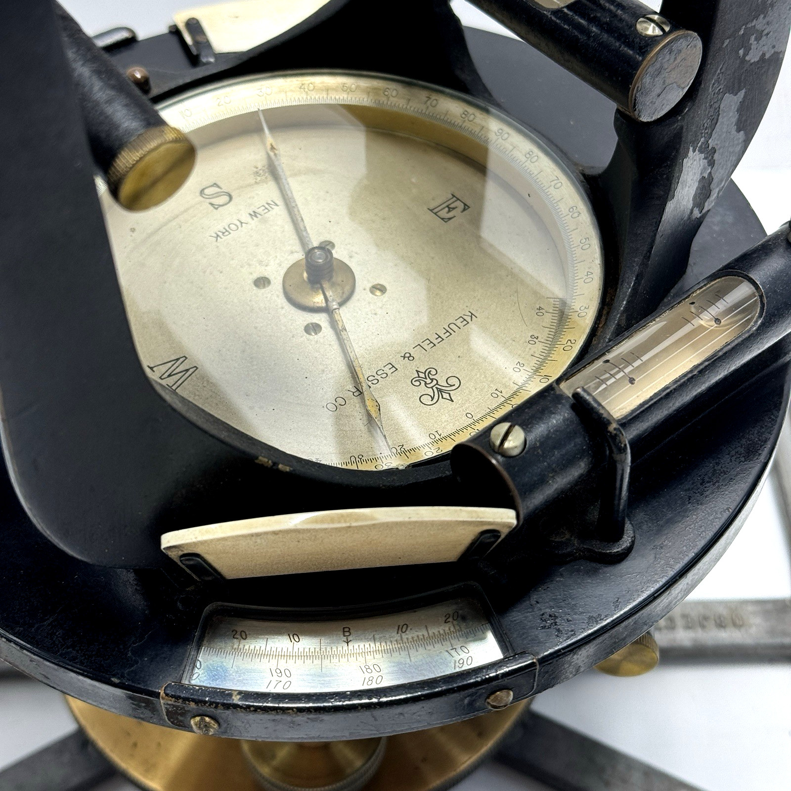 K&E Keuffel & Esser Paragon Engineers Transit Theodolite 5060 w Vertical Circle