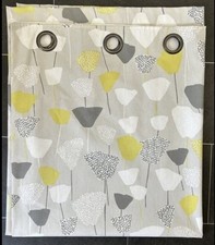 John Lewis Elin Pair Lined Eyelet Curtains. Width 117cm x Drop 137cm