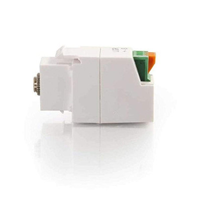 Legrand -  3.5MM Keystone Module, Stereo Keystone Jack with 4-Pin Mini Din Conne