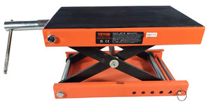 VEVOR Motorcycle Lift Scissor Jack 1100 lbs Wide Deck Hoist Stand for ATVs Bike