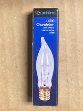25 Pack Bulbs Flame Tip Soft White Chandelier Lamp 120V 7.5W