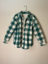 Buffalo Plaid Sherpa Lined Fleece Button Down...