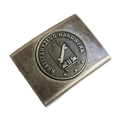 GRAVURMANUFAKTURBERLIN Koppelschloss Kraftfahrzeug Handwerk und Zunft - für 4,5 cm breite Koppelgürtel