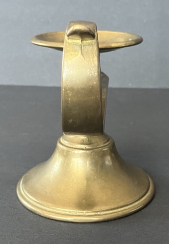 Ancien bougeoir lustre laiton avec épine solide art nouveau et lot chambre - Photo 7/18