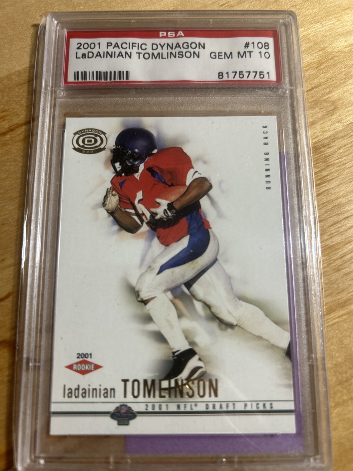 LaDainian Tomlinson Pacific Dynagon #108 Retail