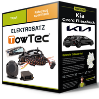 Elektrosatz 13-Pol Spezifisch für Kia Cee'd Fliessheck 03.2018-Jetzt NEU Towtec