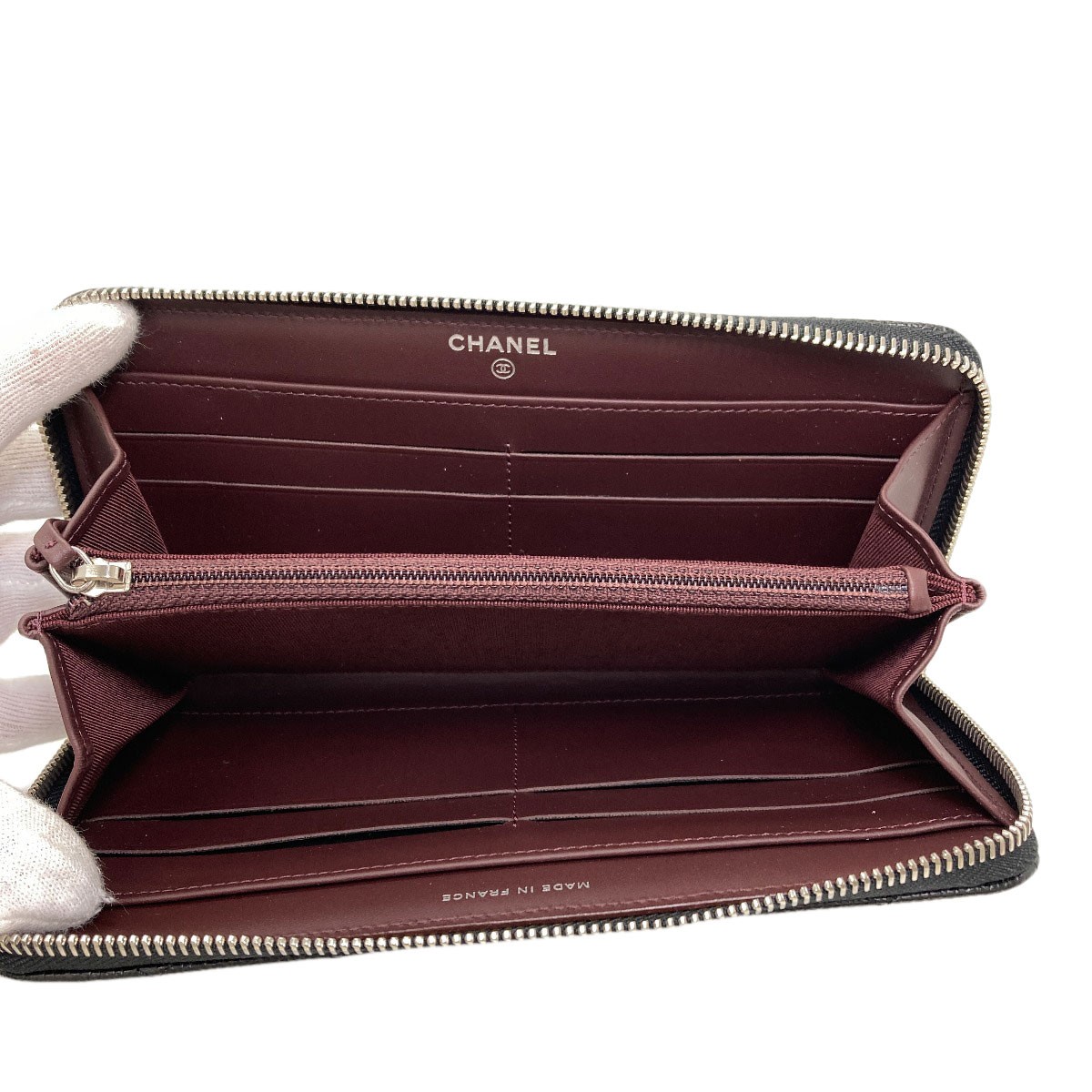 CHANEL  Matelasse COCO Mark SilverHardware Long wallet (with coin pocket) Gr... image 4