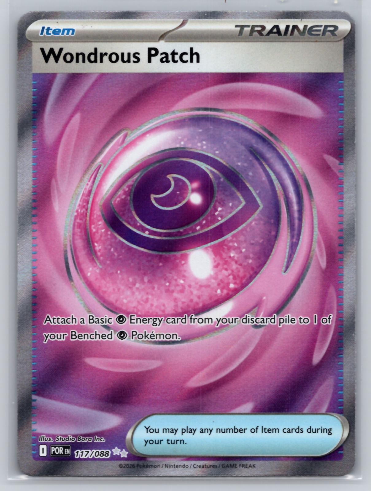 Wondrous Patch 117/088 Ultra Rare Perfect Order Pokemon Holo Near Mint